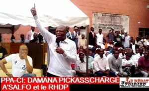 Abidjan-PPA-CI : Damana PICKASS tout feu charge A’SALFO et le RHDP ledebativoirien.net