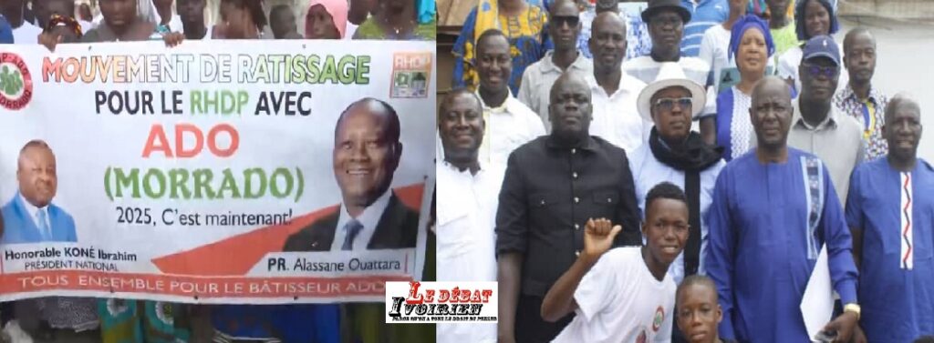 RHDP-Municipalités à  Yamoussoukro: Koné Ibrahim engage le MORRADO pour la victoire du candidat Souleymane Diarrassouba-ledebativoirien.net