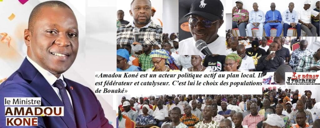 RHDP Bouaké-Municipales 2023 : Secrétaires départementaux, Union des femmes, Jeunesse, Enseignants, tous font bloc autour du candidat AMADOU KONE Ledebativoirien.net