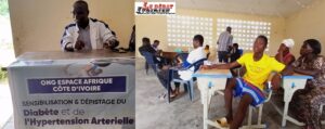 Côte d’Ivoire-Adzopé-dépistage du diabète et l’hypertension artérielle : les projets de l'ONG Fondation Espace Afrique révélés à Jodji ledebativoirien.net