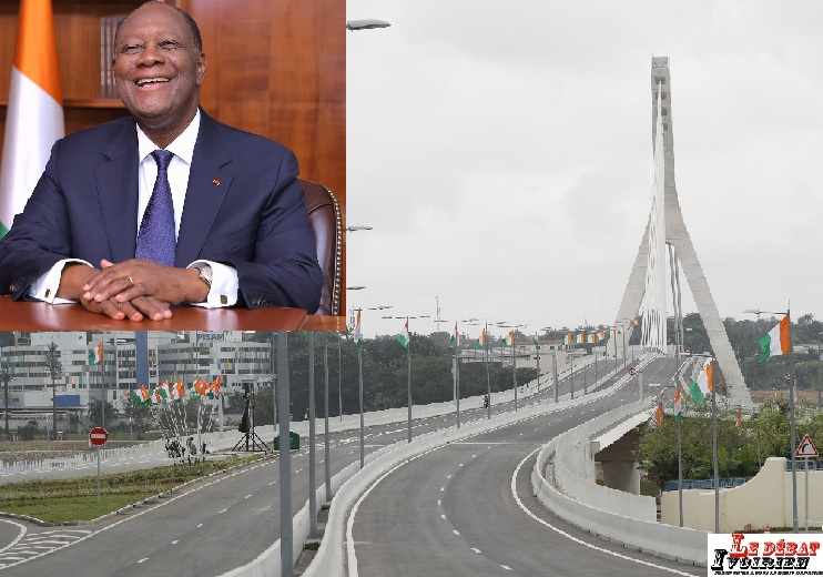 Côte d’Ivoire : le Pont Alassane Ouattara offre une réelle satisfaction aux personnes et au transport des marchandises ledebativoirien.net