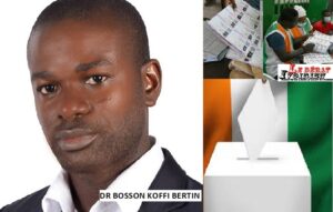 Dr Bosson Koffi Bertin est Docteur en Géographie Humaine et économique? parle élections LEDEBATIVOIRIEN.NET