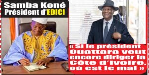 Présidentielle 2025-Samba Koné (Pdt EDICI) : « Si le Président Alassane Ouattara dit qu’il veut encore diriger la Côte d’Ivoire, où est le mal », Ledebativoirien.net