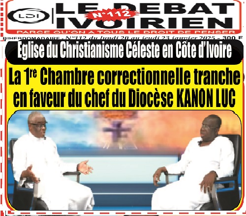 Eglise du Christianisme Céleste en Côte d’Ivoire : le verdict de la Cour d’Appel renforce le Chef du Diocèse Vse. KANON LUC-Ledebativoirien.net