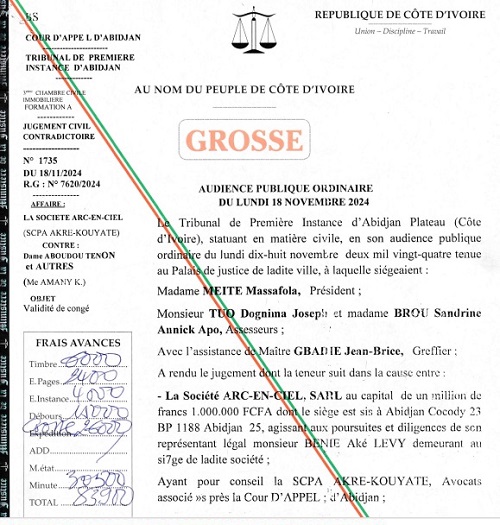 Litige foncier à Anyama : des squatters occupent un terrain sous le regard du Sous-préfet et Arc-En-Ciel hurle, ledebativoirien.net